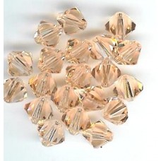 8mm Swarovski Bicone Light Peach