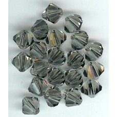 8mm Swarovski Bicone Black Diamond