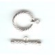 4 fobs with twist silver