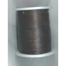 1mm dark  brown leather 100m roll