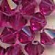 4mm Bicone Fuchsia