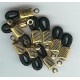 F589 GOLD PLATED GLASS STRAP
