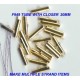 20mm gold tube with closer