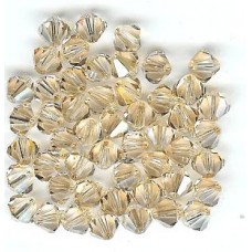 6mm Bicone Golden Shadow