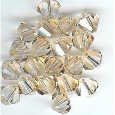 8mm Swarovski Bicone Golden Shadow