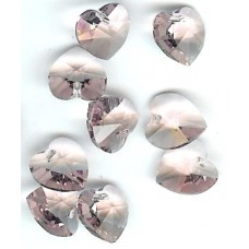 10.3 x 10.0 mm Swarovski heart light amethyst