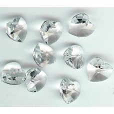 10.3 x 10.0 mm Swarovski heart crystal