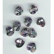 10.3 x 10.0 mm Swarovski heart crystal vitrail light