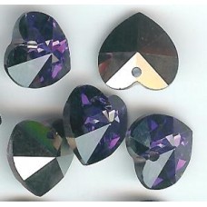 10.3 x10mm heliotrope heart