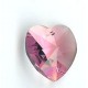 14.4 x 14.0 mm Swarovski heart rose