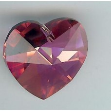 18x 7.5 rose AB heart