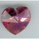 18x 7.5 rose AB heart