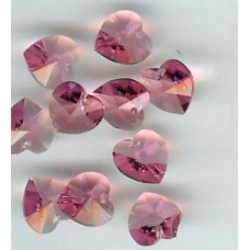 10.3 x10mm rose hearts