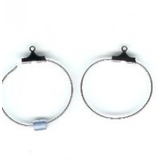 25mm black hang hoop F976