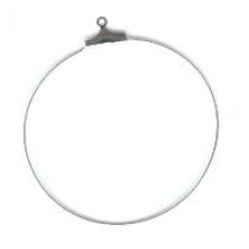 hang hoop silver F436S 40mm