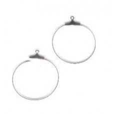 25mm hang hoop  silverF835S