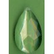 clear 23mm x37mm teardrop acrylic
