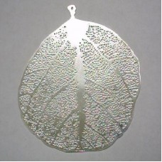 Silver Plated Laser cut Leaf Parts