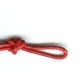 red 2mm leather