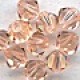 4mm Bicone Light Peach