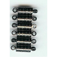 5 Black Small Magnetic Catches