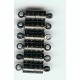 5 Black Small Magnetic Catches