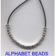 plastic alphabet beads