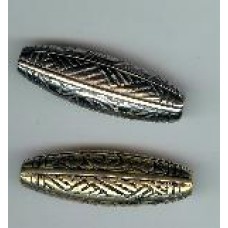 4 x bead #3 brass ox colour