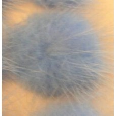 mink ball in light blue