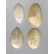 mop oval and round pendants $2.00 each