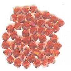 6mm Bicone Indian Red