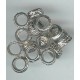 25 grams of large hole nickle colour beads