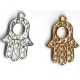 Silver Bell Shaped Hands with Circles