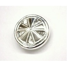 Plastic Silver Round Shaped