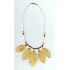 5 dehydrated leaf on white