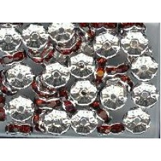 rondell red 6mm silver
