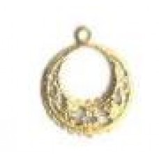 small brass  filigrae round