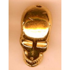 Large Gold Plastic Skull