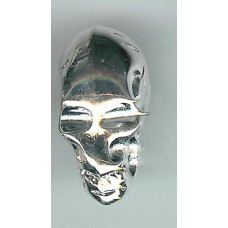 Small Silver Plastic Skull