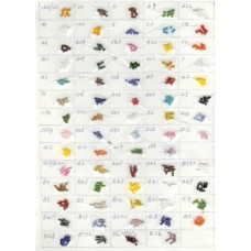 Seed Beads Colour Chart