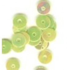 sequins lime 6mm 10grams