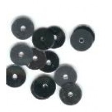 sequins black 6mm 10 grams