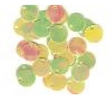 sequins  lime green 10mm