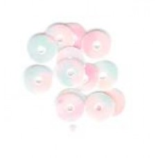 sequins white 6mm 10 grams
