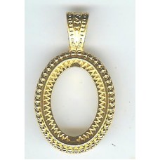 gold setting 18mm x25mm