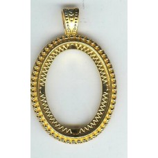 gold setting 30x 40 open back