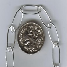 Brass Based Soldered Silver Chain