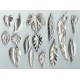 Pewter Leaves Selection