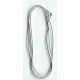 20 inch 1mm silver plated snake chain