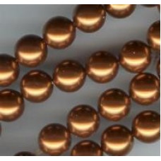 swarovski 8mm pearl copper
